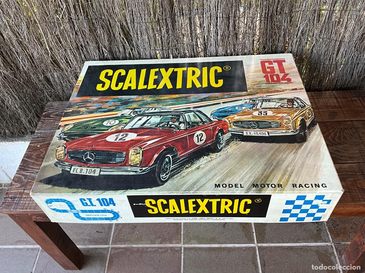 Scalextric: SCALEXTRIC CIRCUITO GT 104 - CAJA SIN COCHES-ESTA CON USO Y FALTAS - MIRAR FOTOS