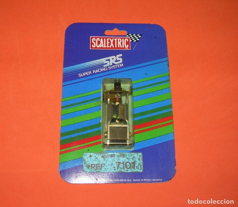Scalextric: SCALEXTRIC EXIN - ANTIGUO MOTOR SRS - BOBINA VERDE - REF. 7101 - SIN USO EN BLISTER -