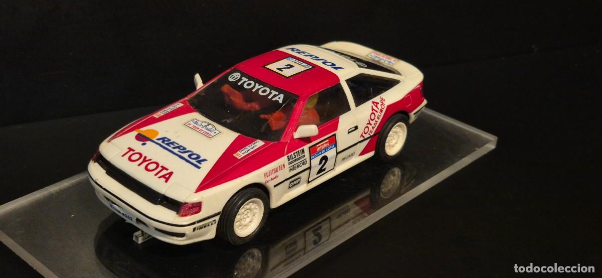 Scalextric: EXIN SCALEXTRIC TOYOTA CELICA MOTOR OXIDADO, FALTA LIMPIEZA AJUSTE FUNCIONA BIEN