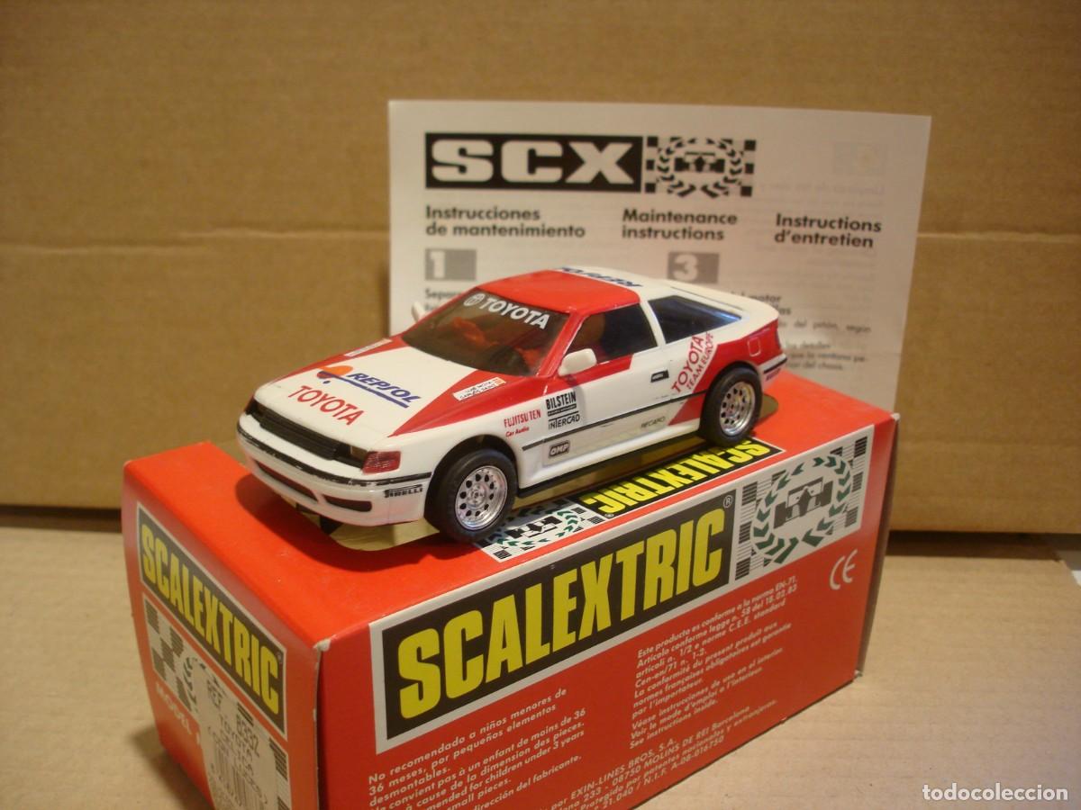Scalextric: EXIN TOYOTA CELICA LOGO INVERTIDO REF 8332 CON CAJA E INSTRUCCIONES ORIGINALES