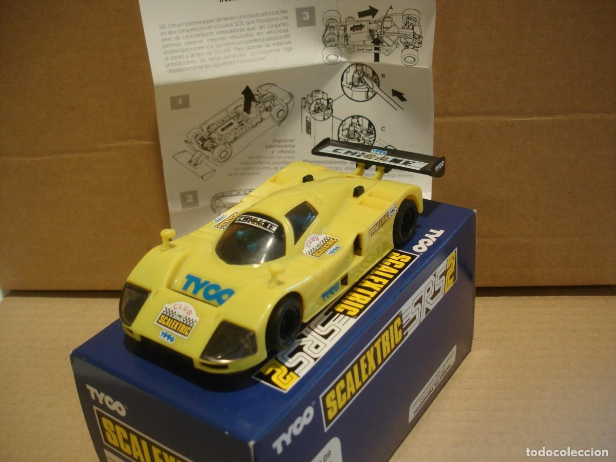 Scalextric: SCALEXTRIC MAZDA CLUB AMARILLO LIMON REF 9315C.09 CON SU CAJA E INSTRUCCIONES