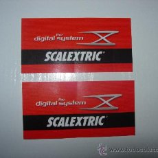 Scalextric: LOTE DE DOS PEGATINAS SCALEXTRIC DIGITAL. Lote 11858426