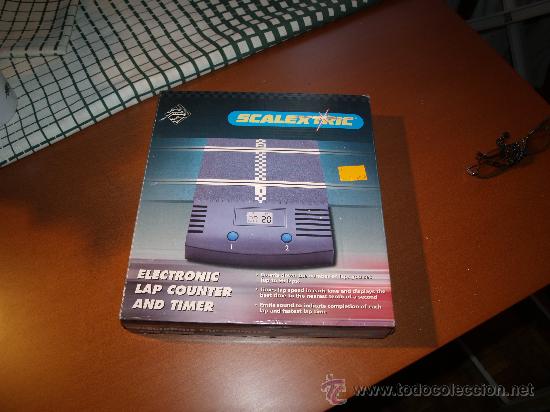 Scalextric: CUENTAVUELTAS ELECTRONICO Y CRONOMETRO, SCALEXTRIC ENGLAND - Foto 1