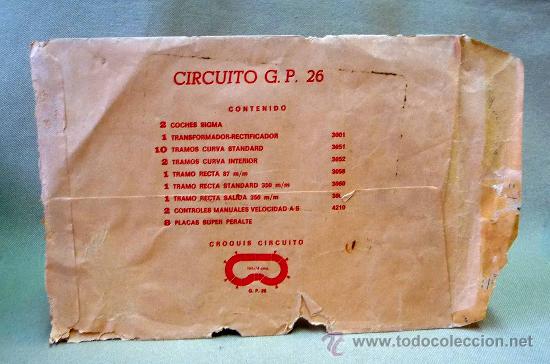Scalextric: SOBRE VACIO, SCALEXTRIC, CIRCUITO GP 26 - Foto 2