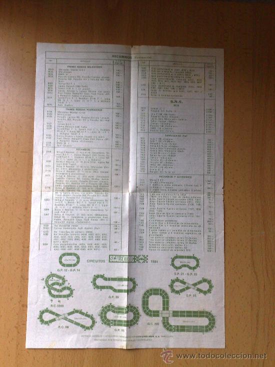 Scalextric: TARIFA DE PRECIOS DE 1984 SCALEXTRIC EXIN - Foto 3