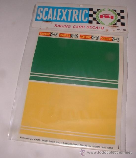 Scalextric: SCALEXTRIC, RACING CARS DECALS, REF 4238. CC - Foto 1