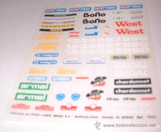 Scalextric: SCALEXTRIC, RACING CARS DECALS, CALCAS. CC - Foto 1
