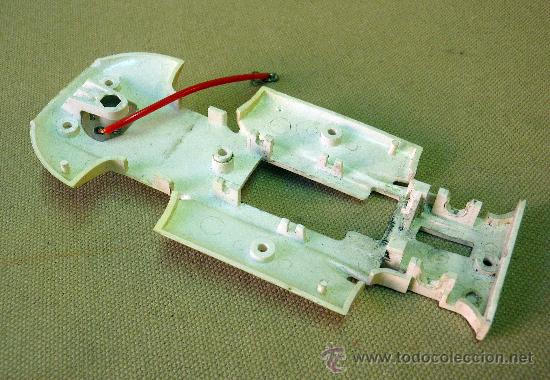 Scalextric: CHASIS, SCALEXTRIC, SIGMA, REF C 47, CON ESCOBILLAS - Foto 1