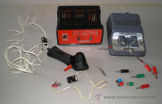Scalextric: LOTE DE ANTIGUOS ACESORIOS DE SCALEXTRIC. - Foto 1