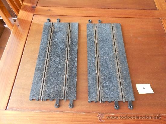 Scalextric: DOS RECTAS LARGAS MARCA SCALEXTRIC FABRICADAS EN ESPA&Ntilde;A    (REF&ordf; 6) - Foto 1