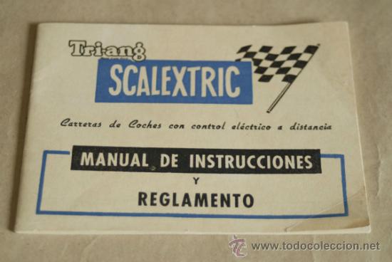 Scalextric: Manual de Instrucciones y Reglamento. Scalextric. - Foto 1