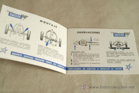 Scalextric: Manual de Instrucciones y Reglamento. Scalextric. - Foto 4