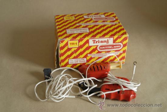 Scalextric: Transformador TR-1 y mandos de Scalextric. Funcionando. - Foto 3