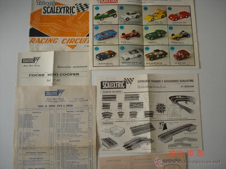 Scalextric: Lote Manuales Scalextric - Foto 1