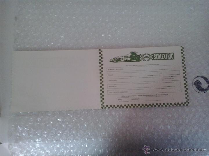 Scalextric: TARJETA POSTAL SCALEXTRIC -SIN RELLENAR - Foto 2