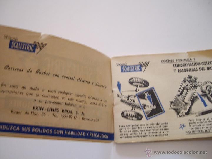 Scalextric: MANUAL DE INSTRUCCIONES Y REGLAMENTO DE SCALEXTRIC - Foto 2