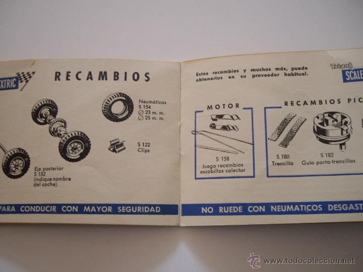 Scalextric: MANUAL DE INSTRUCCIONES Y REGLAMENTO DE SCALEXTRIC - Foto 3