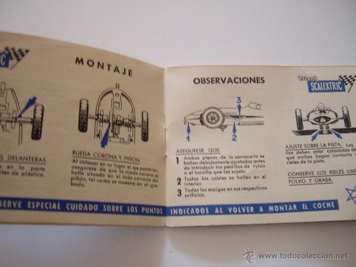Scalextric: MANUAL DE INSTRUCCIONES Y REGLAMENTO DE SCALEXTRIC - Foto 4
