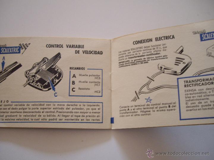 Scalextric: MANUAL DE INSTRUCCIONES Y REGLAMENTO DE SCALEXTRIC - Foto 5