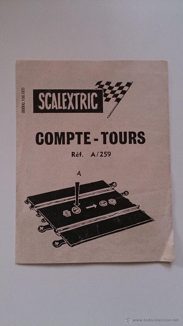 Scalextric: INSTRUCCIONES CUENTAVUELTAS SCALEXTRIC - Foto 1