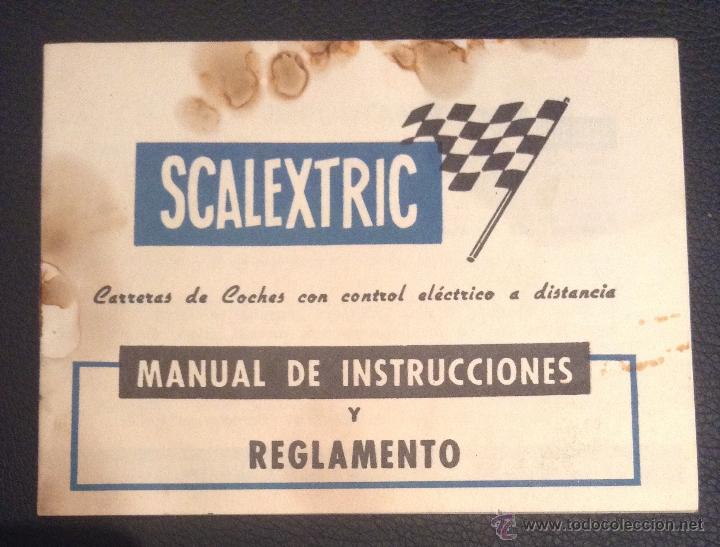 Scalextric: manual de instrucciones y reglamento scalextric exin - Foto 1
