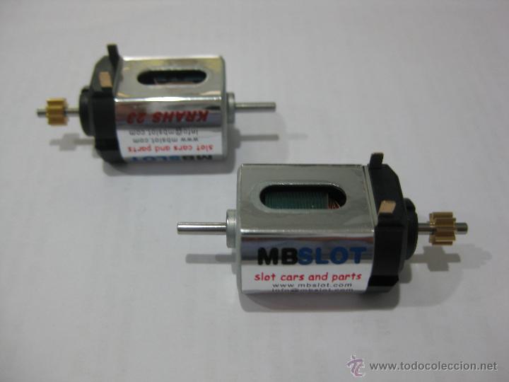 Scalextric: LOTE 2 MOTORES MBSLOT KRAHS 23 AL PRECIO DE UNO