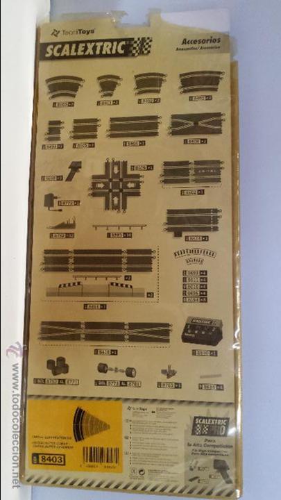 Scalextric: BLISTER CURVA SCALEXTRIC TYCO - SIN USO - Foto 3