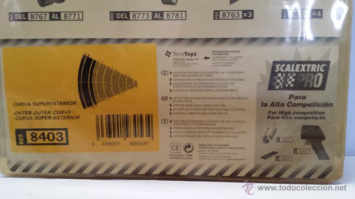 Scalextric: BLISTER CURVA SCALEXTRIC TYCO - SIN USO - Foto 4