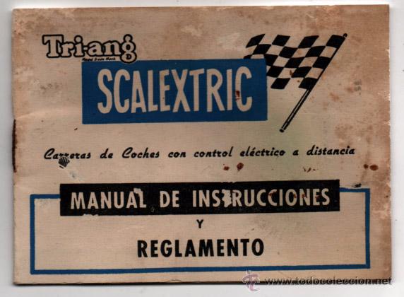 Scalextric: SCALEXTRIC MANUAL DE INSTRUCCIONES Y REGLAMENTO - Foto 1