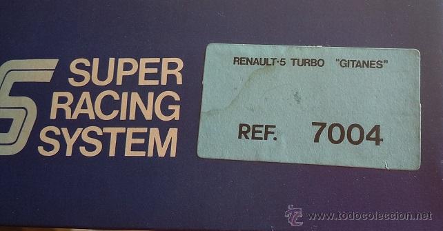 Scalextric: SCALEXTRIC SRS ref 7004 de 1982. Coche Renault 5 Turbo `Gitanes&acute; a estrenar - Foto 5