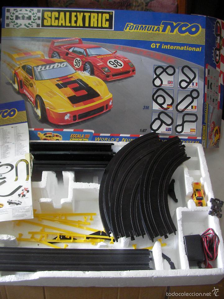 Scalextric: ANTIGUO CIRCUITO SCALEXTRIC CON COCHES - Foto 2