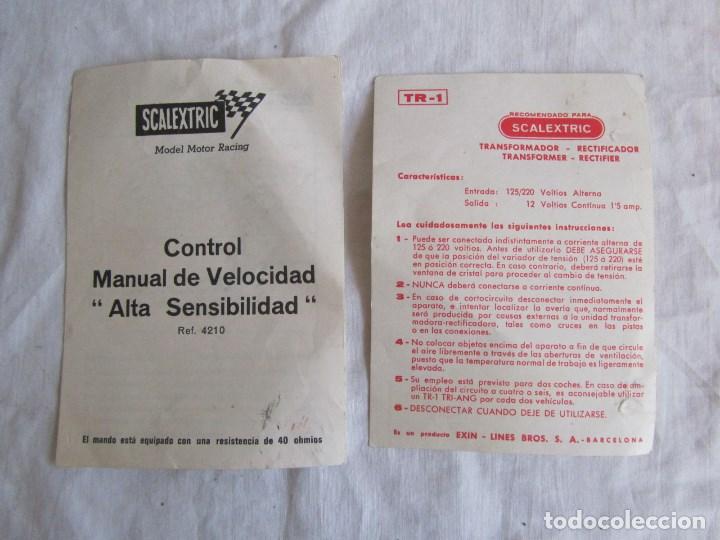 Scalextric: Conjunto de documentos de Scalextric - Foto 9