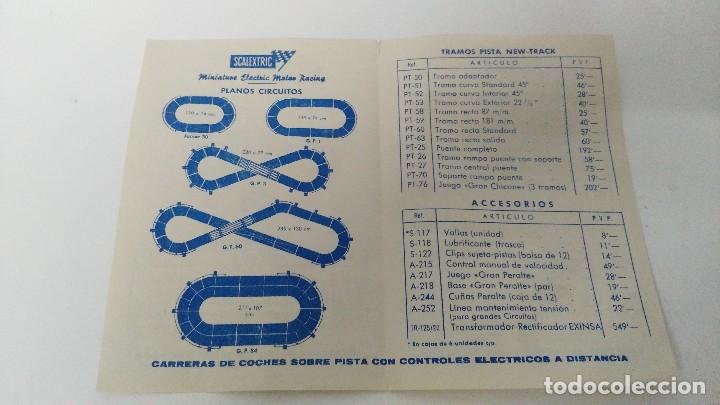 Scalextric: scalextric exin tarifa precios 1965 - Foto 2
