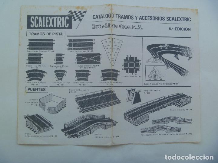 Scalextric: SCALEXTRIC : CATALOGO DE TRAMOS Y ACCESORIOS. 5 &ordf; EDICION - Foto 1