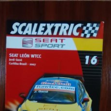 Scalextric: 3X2 - SCALEXTRIC - COLECCIONABLE ALTAYA - NUMERO 16 - SEAT SPORT - SEAT LEON WTCC. Lote 133642050