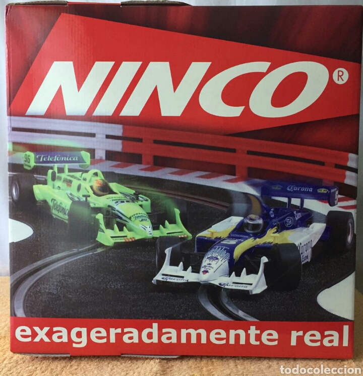 Scalextric: Cartel publicitario de NINCO para colgar en forma de prisma triangular - Foto 5