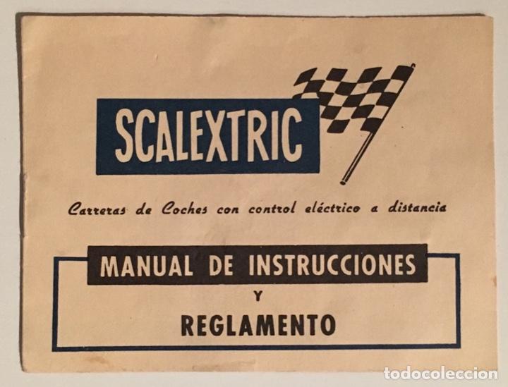 Scalextric: SCALEXTRIC. MANUAL DE INSTRUCCIONES Y REGLAMENTO. - Foto 1