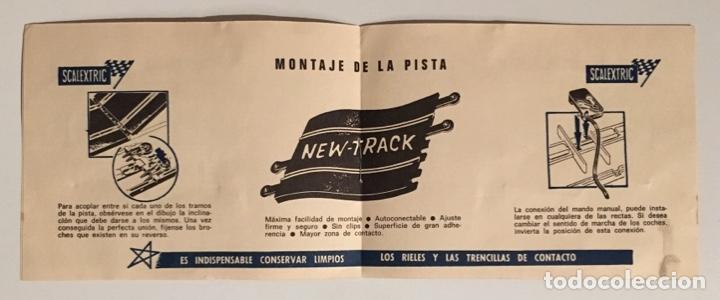 Scalextric: SCALEXTRIC. MANUAL DE INSTRUCCIONES Y REGLAMENTO. - Foto 3