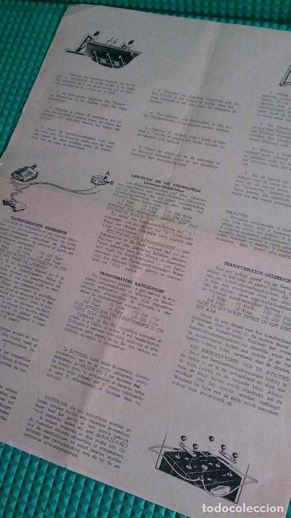 Scalextric: INSTRUCCIONES SCALEXTRIC 32 FRANCIA - Foto 2