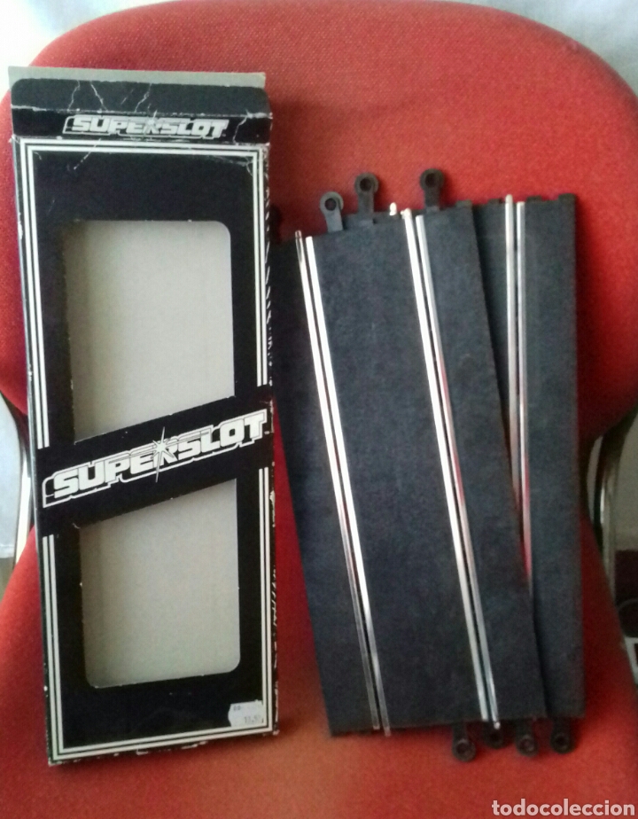 Scalextric: 2 RECTAS STANDARD 350MM SUPERSLOT (COMPATIBLE SCALEXTRIC) - Foto 1