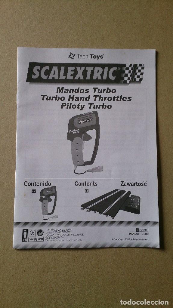 Scalextric: INSTRUCCIONES MANDOS PRO SCALEXTRIC PRO - Foto 1
