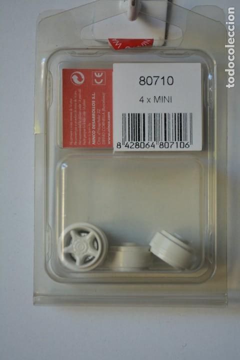 Scalextric: Repuesto NINCO 4X LLANTAS MINI Ref. 80710 - Foto 1