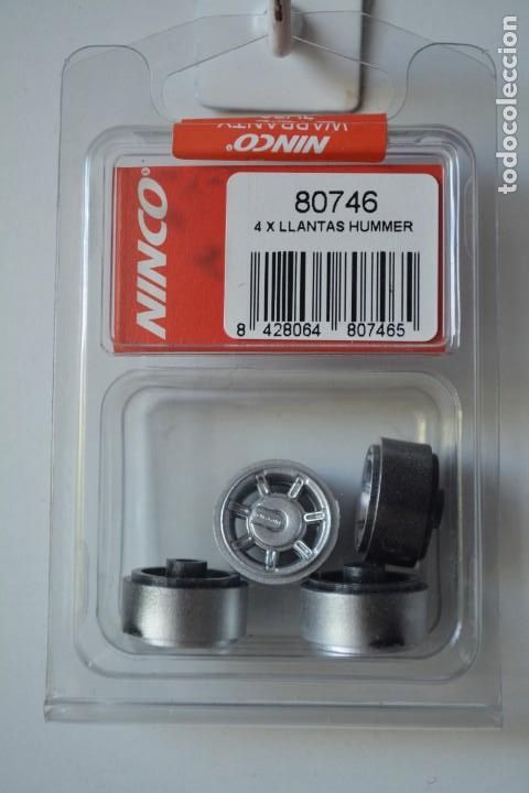 Scalextric: Repuesto NINCO 4X LLANTAS HUMMER Ref. 80746 - Foto 1