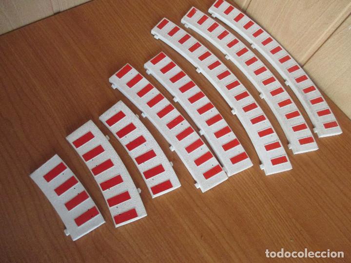 Scalextric: SCALEXTRIC: LOTE 8 TRAMOS PERALTES CURVAS VARIADAS - Foto 2