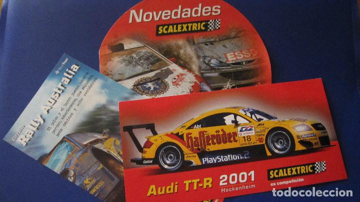 Scalextric: SCALEXTRIC ORIGINAL: HOJAS Y TRIPTICO DE PROPAGANDA: AUDI TT................................. - Foto 1