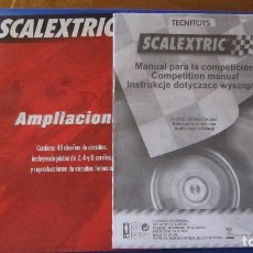 Scalextric: SCALEXTRIC ORIGINAL: MANUAL COMPETICION Y AMPLIACIONES. Lote 210271300