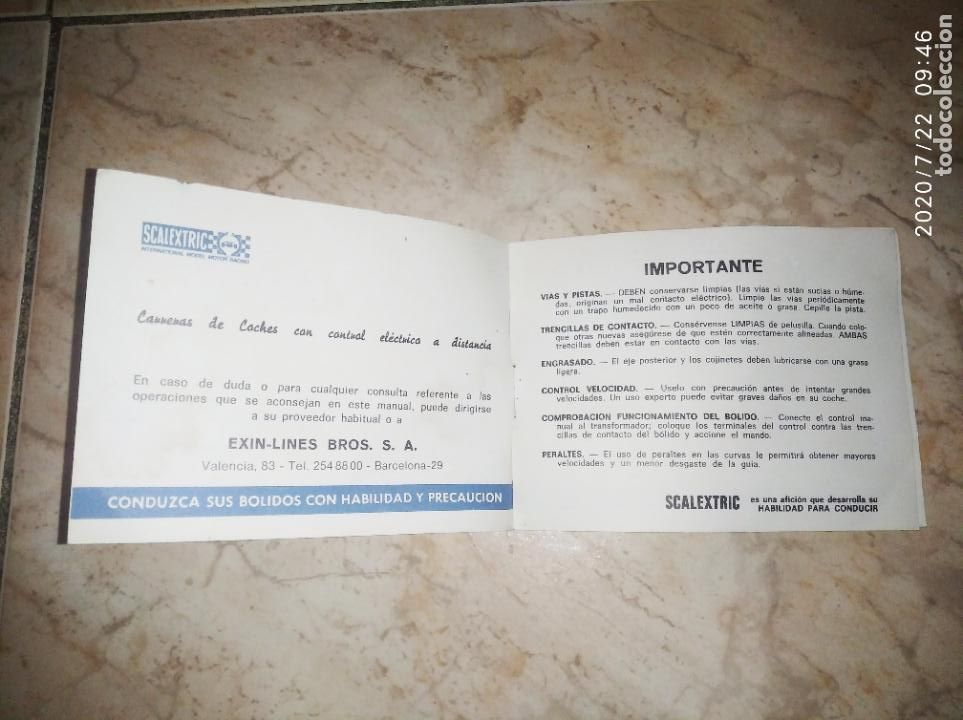 Scalextric: manual de instrucciones reglamento scalextric - Foto 2