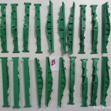 Scalextric: VINTAGE LOTE 20 CUÑAS PERALTES VERDES SCALEXTRIC EXIN TRIANG 1:32 (B). Lote 225555955