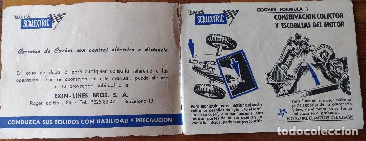 Scalextric: Scalextric Vintage documentos lote - Foto 3