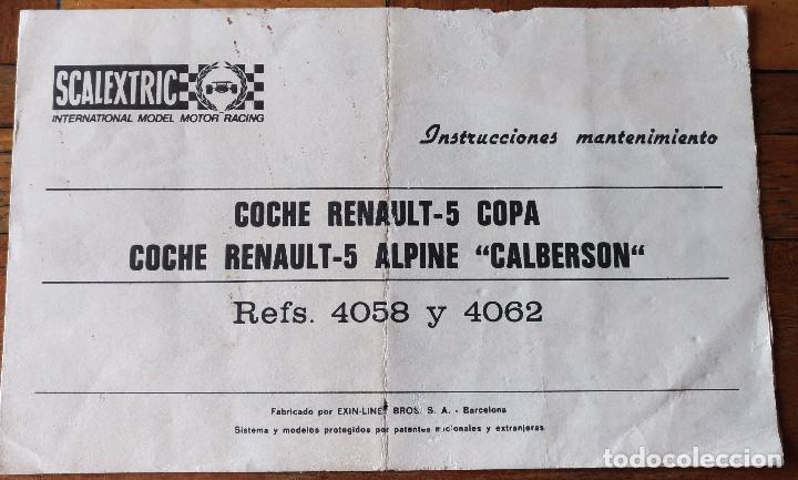 Scalextric: Scalextric Vintage documentos lote - Foto 4